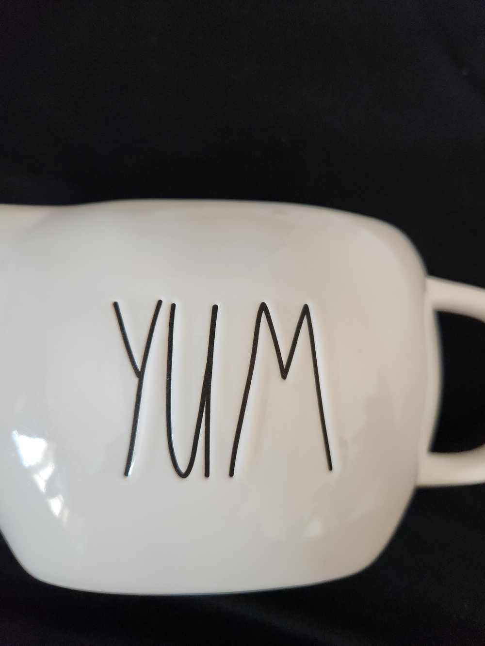 Rae Dunn White 'YUM' Ceramic Gravy Boat - Picture 2 of 7